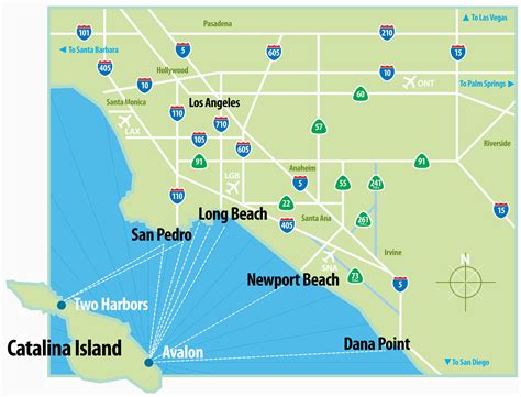 Catalina Island Tourist Map