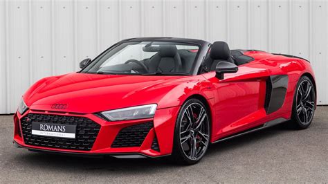 2020 Audi R8 Spyder V10 Performance Carbon Black - Tango Red ...