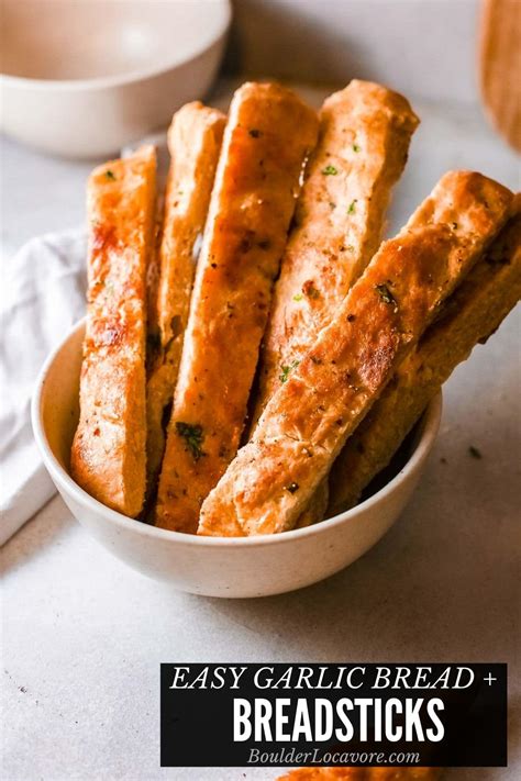 Homemade Garlic Bread + Breadsticks - Boulder Locavore