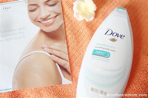 Dove Sensitive Skin Nourishing Body Wash #Review - Diary of a New Mom