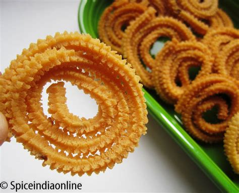 Butter Murukku - Easy Murukku Recipe / Diwali Snacks — Spiceindiaonline