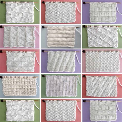 51 Knit Stitch Patterns for Beginning Knitters - Studio Knit