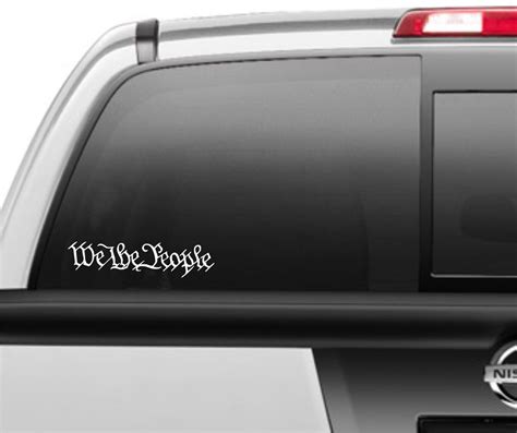 We the people vinyl decal We the people sticker We the | Etsy | Vinyl decals, Arrow decal, Vinyl