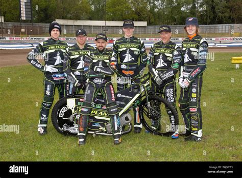 Ipswich Witches team. Ipswich Witches Speedway press day. 14 May 2021 ...