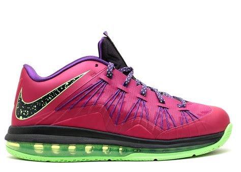 Air Max LeBron 10 Low 'LeBroncurial' - Nike - 579765 601 - raspberry red/court purple-flash lime ...