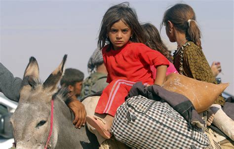 Yazidi Refugees Face Rough Living Conditions on Mount Sinjar | IBTimes UK