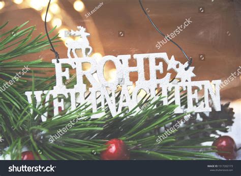 Christmas Greetings German Christmas Card Stock Photo 1517202173 | Shutterstock