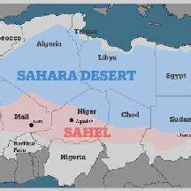 Map of Sahara Desert and the Sahel region | Download Scientific Diagram