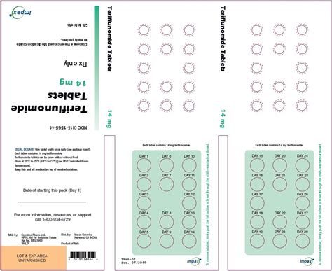 Teriflunomide - FDA prescribing information, side effects and uses