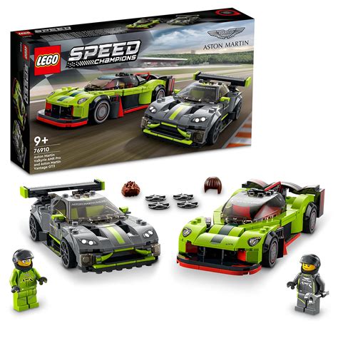 Buy LEGO 76910 Speed Champions Aston Martin Valkyrie AMR Pro & Vantage GT3, 2 Race Car Toys ...