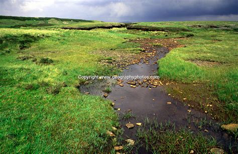 Tributary of the River Tees at its source, Upper Teesdale, England ...