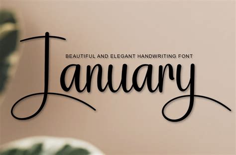 January Font by Sansana · Creative Fabrica