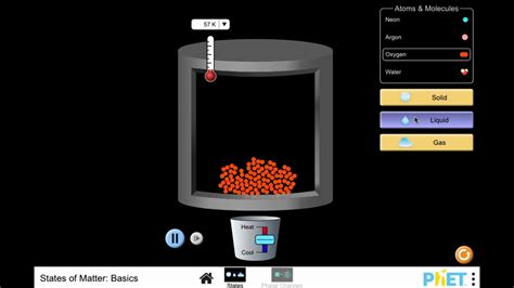 States of Matter PhET Simulation - YouTube