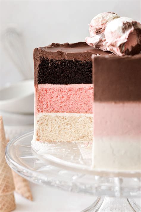 High Altitude Neapolitan Cake - Curly Girl Kitchen