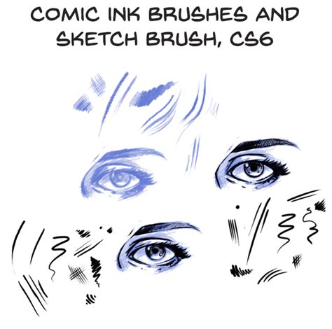 Comic lines Photoshop Brushes - Photoshop Brushes free download