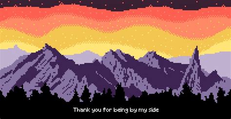 Mountains - Pixel Art by Yugi - Paintings & Prints, Entertainment, Other Entertainment - ArtPal