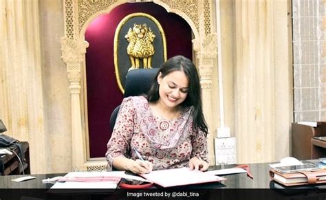 Tina Dabi, IAS Officer, Takes Charge As Jaisalmer Collector, Shares Pics From Office