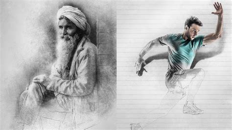 Best Drawing Photoshop Actions - 50+ Best Photoshop Actions & Effects ...