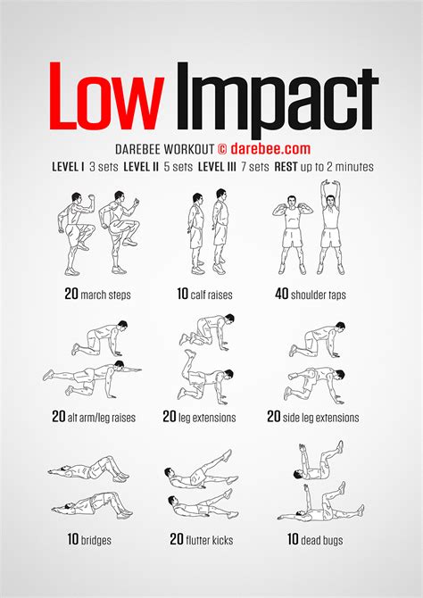 Low Impact Workout Plans A Beginner s Guide - Cardio Workout Exercises