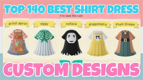 Top 140 Best Shirt Dress Custom Designs In Animal Crossing New Horizons ...