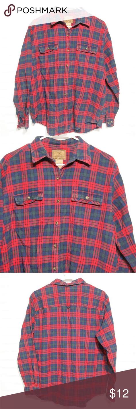 St. John's Bay Women's Flannel | Flannel women, Women's plaid shirt, Flannel