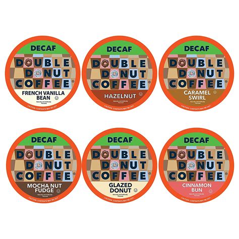 Decaf Flavored Coffee Variety Pack - 6 Traditional Flavors (Caramel ...