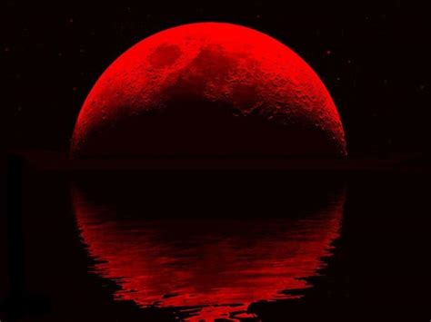 Dark Red Moon Wallpapers on WallpaperDog