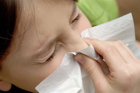 Girl Blowing Her Nose Photograph by Aj Photo/science Photo Library - Fine Art America