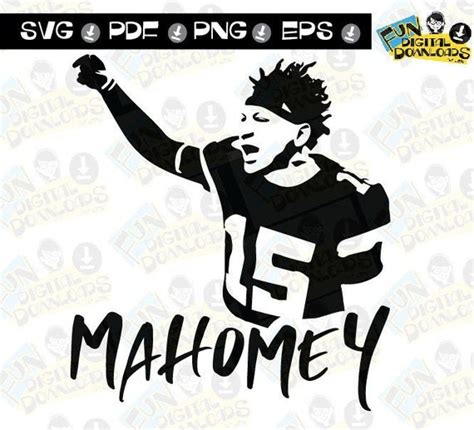 Patrick Mahomes SVG Mahomey Kansas City Svg Mahomes Cut - Etsy