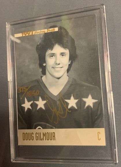 1993 Doug Gilmour Classic Game Hockey Draft Card - Metzger Property ...