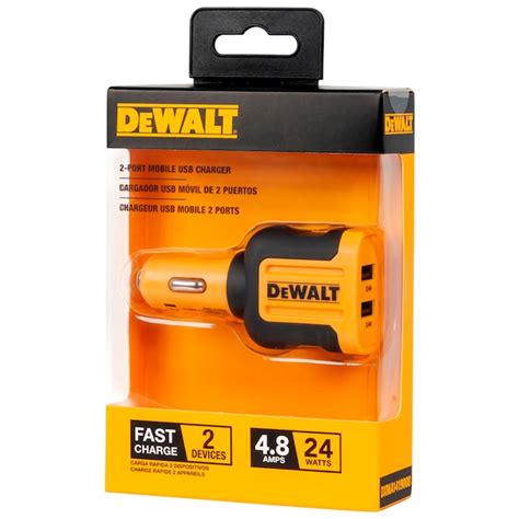 DEWALT Usb A Car Charger 2-Ports in the Mobile Device Chargers ...