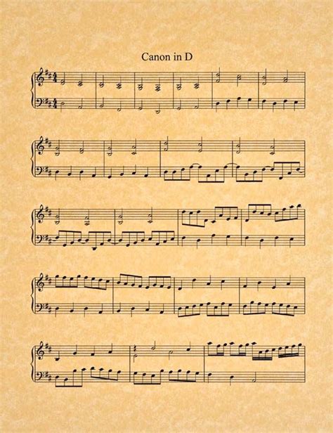 canon in c piano sheet - Yuette Neumann