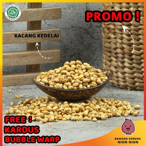 Jual [500g] Kacang Kedelai Goreng / Kacang Kedelai Original | Shopee Indonesia