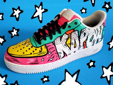 Pop Art Nike AF1s Sneaker Custom by Gigi Rodgers on Dribbble