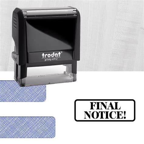 Final Notice Stamp - Simply Stamps