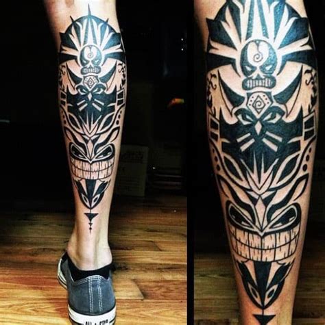 60 Epic Tribal Leg Tattoos for Men [2023 Inspiration Guide]