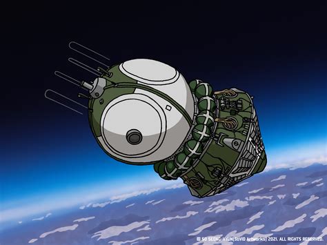 Vostok-3KA in Orbit / VOSTOK : The Anime OP by SoViDArtworks on DeviantArt