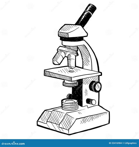 Microscope Drawing Stock Images - Image: 22416984