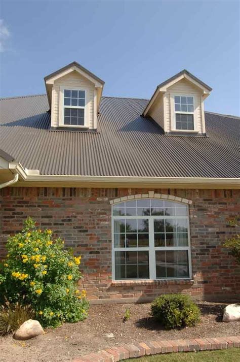 Burnished Slate - Mueller Metal Roofing Photo Gallery - Mueller, Inc | Metal roof houses, Metal ...