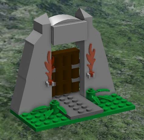 LEGO Jurassic Park Gate PDF Instructions LDD Files | Lego jurassic park, Jurassic park gate ...