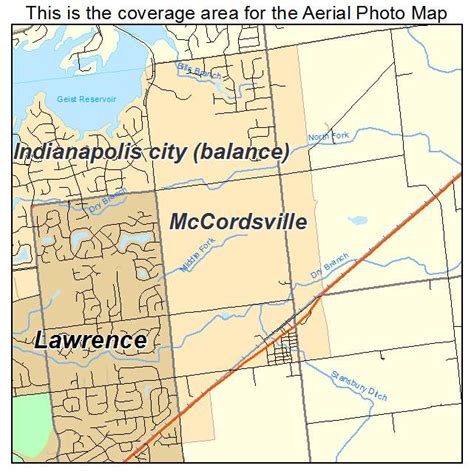 Aerial Photography Map of McCordsville, IN Indiana