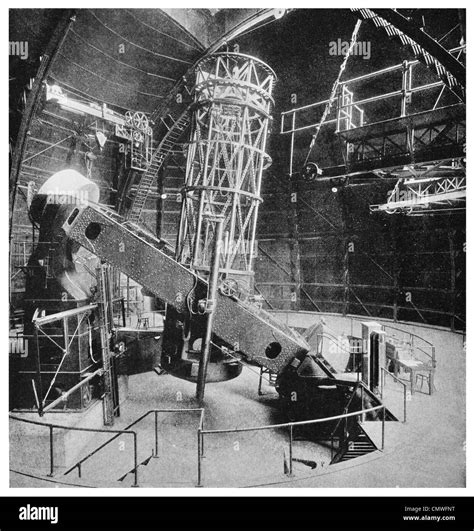 1925 Mount Wilson Observatory Hooker telescope Stock Photo - Alamy