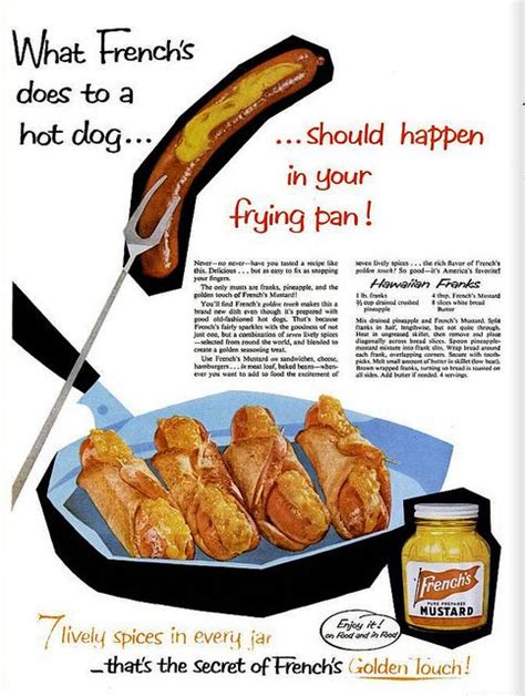 frenchs mustard 1960 | Recipes, Retro recipes, Vintage recipes