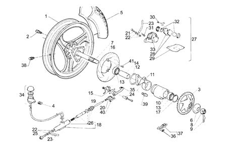 Aprilia RS 50 (2T) RS 50 (2T) 1993-2010 Rear wheel supplied next day ...