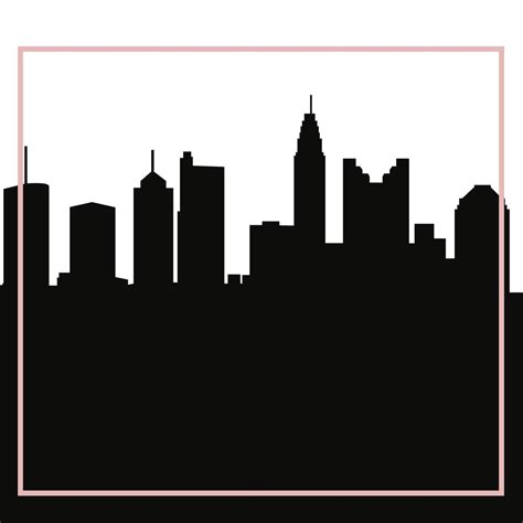 Columbus Skyline Silhouette at GetDrawings | Free download