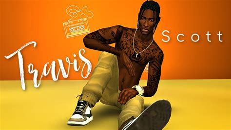 TRAVIS SCOTT🎮 THE SIMS 4 CELEBRITY CREATE A SIM CAS - YouTube