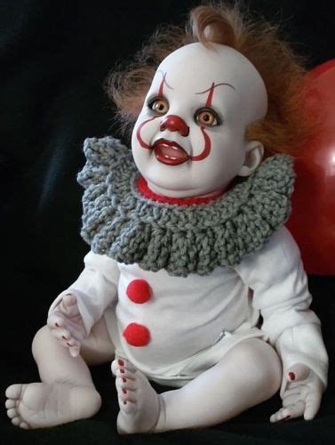 Reborn Baby~PennyWise | Creepy baby dolls, Scary dolls, Real looking ...