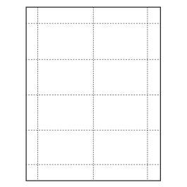 3-1/2" x 2-1/4" Blank Classic Paper Name Tag Insert | pc/nametag