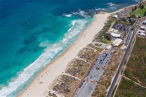 Trigg Beach Wide Angle Aerial Landscape Photo Images