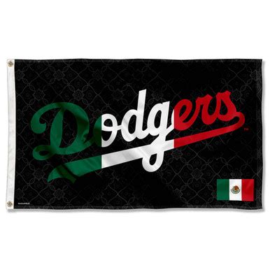 Los Angeles Dodgers Mexico Mexican Colors Banner Flag - State Street ...